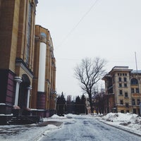 Photo taken at Университетский городок by anastasia z. on 2/17/2014