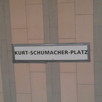 Photo taken at U Kurt-Schumacher-Platz by Daniel S. on 11/9/2013