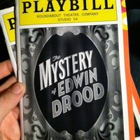 Photo taken at The Mystery of Edwin Drood on Broadway by Chris L. on 2/24/2013