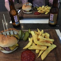 Photo taken at Dükkan Steakhouse &amp;amp; Burger by Gözde Ö. on 5/4/2016