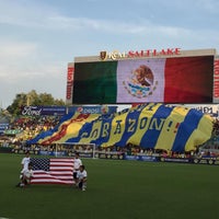 Photo taken at Rio Tinto Stadium by Pasha R. on 8/27/2017