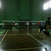 Photo taken at Pracha Chun Badminton Court by ADISORN S. on 3/11/2013