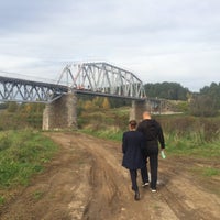 Photo taken at ж/д Мост через р. Тверцу (д. Шаблино - д. Новенькое) by Nastya B. on 10/2/2016
