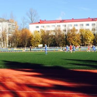 Photo taken at Стадион БГАТУ by liAsta🌈 on 10/28/2015