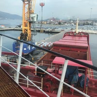 Photo taken at Borusan Limanı by Ugur T. on 3/30/2020