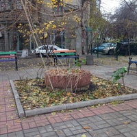 Photo taken at Сквер на Малоподвальной by Таня Б. on 11/15/2015