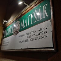 Photo taken at Vinotéka Matyšák by David L. on 8/5/2018