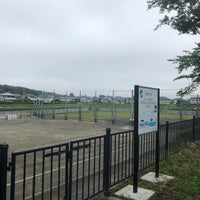 Photo taken at 大沢野川グラウンド野球場 by まっど ま. on 6/9/2023