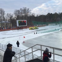 Photo taken at Стадион «Ракета» by Dasha P. on 11/29/2015
