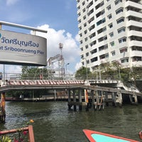 Photo taken at ท่าเรือวัดศรีบุญเรือง (Wat Sriboonreung Pier) E22 by Kungki L. on 4/10/2019