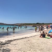 Photo taken at Playa de Binibeca by heather d. on 7/18/2018