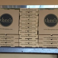 Photo taken at Theo&amp;#39;s Neighborhood Pizza by Whitney R. on 8/21/2016