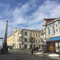 Photo taken at Стела в честь 150-летия Самарской губернии by Дмитрий В. on 3/25/2018