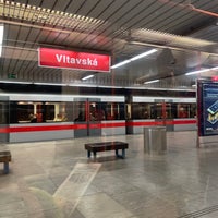 Photo taken at Metro =C= Vltavská by Britney 👸🏼 on 1/26/2023
