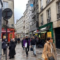 Photo taken at Rue des Rosiers by Tom F. on 12/19/2022