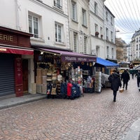 Photo taken at Rue Mouffetard by Tom F. on 12/21/2022