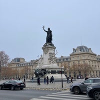 Photo taken at Monument à la Republique by Tom F. on 12/18/2022