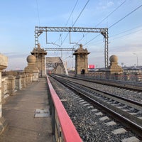 Photo taken at Berezhkovskiy Bridge by Яков Т. on 4/16/2021
