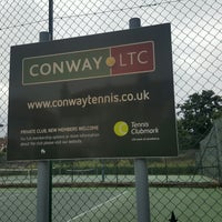 Photo taken at Conway Lawn Tennis Club by Gamze E. on 9/6/2016