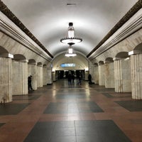 Photo taken at metro Kurskaya, line 5 by Yuri G. on 11/23/2021