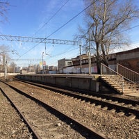 Photo taken at Платформа Станколит by Yuri G. on 3/29/2016