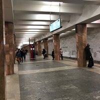 Photo taken at metro Kaluzhskaya by Yuri G. on 12/8/2021