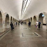 Photo taken at metro Kuznetsky Most by Yuri G. on 8/17/2021