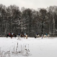 Photo taken at Конный двор «Яуза» by Yuri G. on 11/21/2020