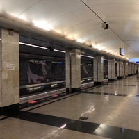 Photo taken at metro Spartak by Yuri G. on 12/24/2020
