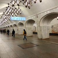 Photo taken at metro Mendeleyevskaya by Yuri G. on 12/30/2020