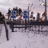Photo taken at Усть-Тосненская (29 км) by Яр on 1/29/2016