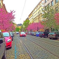 Photo taken at Nuselské schody (tram) by Ekaterina S. on 4/29/2013
