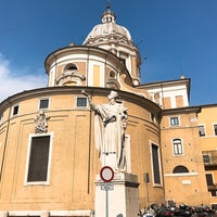 Photo taken at Piazza Augusto Imperatore by Baltazar S. on 8/9/2018