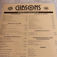 Photo taken at Gibsons Bar &amp; Steakhouse by John R D. on 2/9/2022