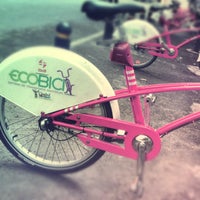 Photo taken at Ecobici 212 by Timmie E. on 11/5/2012