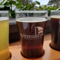 Photo taken at Spinnakers Gastro Brewpub by Dave S. on 4/1/2021