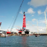 Photo taken at 34th America&amp;#39;s Cup Team New Zealand by David T. on 9/21/2013