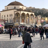 Photo taken at Monastiraki Square by Kostas N. on 3/19/2018