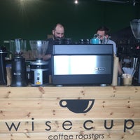 Photo taken at Wise Cup Coffee Roasters by Angela M. on 6/7/2016