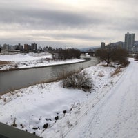 Photo taken at 豊平橋 by よう。 on 1/15/2023