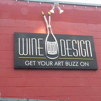Photo taken at Wine And Design by Jennifer A. on 3/16/2013
