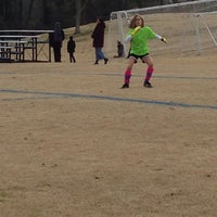 Photo taken at Rockdale Youth Soccer Association by Anita B. on 3/1/2014