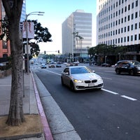 Photo taken at Wilshire/Westwood Bus Stop by Brando K. on 3/30/2018