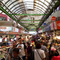 Photo taken at Gwangjang Market by Felipe S. on 9/26/2017