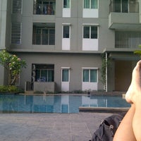 Photo taken at Apartement Thamrin Residences tower B (Pool Side 5th floor) by Marcellina L. on 9/20/2012