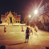 Photo taken at Basketball court abac huamak by ChicKy on 3/16/2013