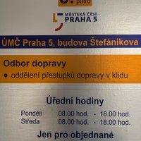 Photo taken at Úřad městské části Praha 5 by Ales Z. on 3/16/2022