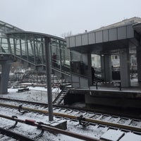 Photo taken at metro Kuntsevskaya, line 3, 4 by Daria Z. on 2/22/2016