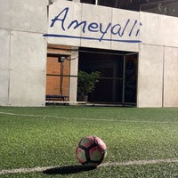 Photo taken at Ameyalli F.C Stadium by Diana Y. on 10/16/2018