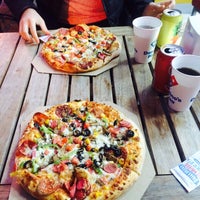 Photo taken at Domino&amp;#39;s Pizza by Fatma K. on 6/9/2016